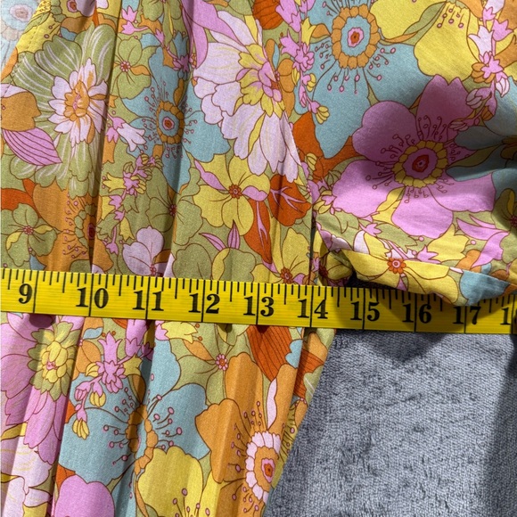 Show Me Your Mumu Cait Midi Dress Size XS In Groovy Blooms - Picture 4 of 8